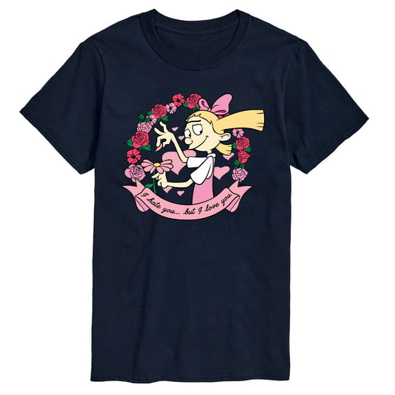 Hey Arnold! - Valentine's I Love You - Men's Short Sleeve Graphic T-Shirt