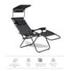 thumbnail image 3 of Set 2 Sillas CamastroZen Canopy Relan Reclinables Con Toldo Negro, 3 of 12