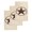 Beige, variant on Texas Star Farmhouse Hand Towels Set, Waffle Weave Kitchen Towels 3 Pieces, Western Country Stars Retro Microfiber Hair Face Bath Tea Towel Absorbent Quick Drying Cleaning Dish Cloths, 15.7"x23.6"