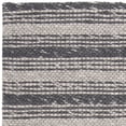 thumbnail image 4 of SAFAVIEH Marbella Christabella Abstract Striped Area Rug, Grey/Chocolate, 6' x 9', 4 of 9