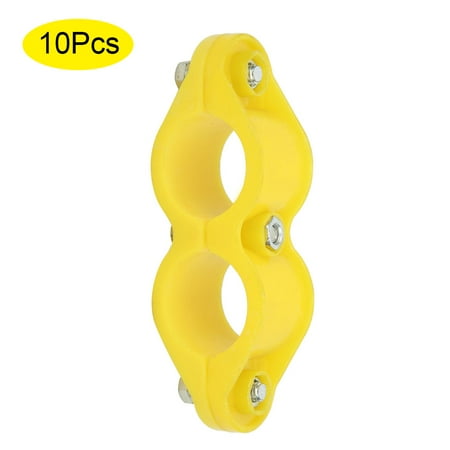 

ESTINK 10Pcs Round Water Pipe Fastener Clip Fixing Tool Farm Accessories For Aquaculture Waterline Pipe Fixing Tool Farm Accessories