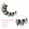 thumbnail image 5 of RAGUPEL 2026 New Lashes Natural Look False Eyelashes Anime Lashes 420Pcs Individual Lash Extensions Lash Clusters Kit Brown Impress Eyelashes No Glue Clear Eyelash Glue Lash Cluster Wispy, 5 of 7