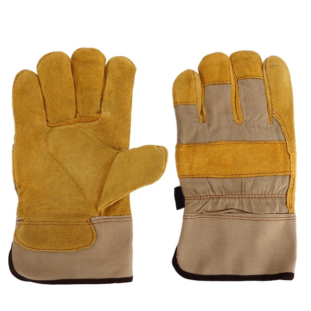 Guantes De Trabajo De Piel De Vaca, Guantes De Seguridad, Anticongelantes, Ignífugos, Resistentes Al Desgaste, Muñequera Reforzada, Transpirables Para Montar En Invierno,