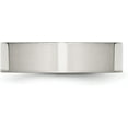 thumbnail image 4 of Chisel Stainless Steel Polished 6.2mm Flat Band - Ring Size 10.5, 4 of 8