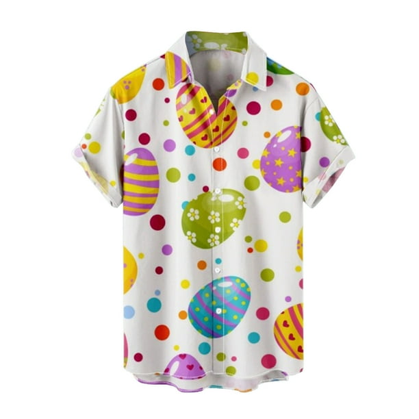 PMUYBHF Male Easter T Shirts for Men Mens Easter Fashion