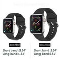 thumbnail image 6 of SHELLTON For Apple Watch Series 1/2/3/4/5/6 38mm/40mm/42mm/44mm Silicone Sport Replacement Watch Band Strap, 6 of 7
