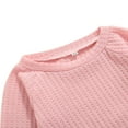 thumbnail image 3 of Infant Baby Girls 3Pcs Spring Autumn Clothes Pullover Tops Floral Print Trousers With Headband Outfit Set 0-6 Months, 3 of 6