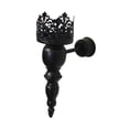 thumbnail image 2 of Candelabro de pared, candelabro de pared, candelabro de hierro montado en la pared, decorativo para chimenea, dormitorio, velas ligeras de té Negro, 2 of 9