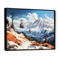 thumbnail image 2 of Designart "The Alps in Italy I" Landscapes Floater Framed Canvas Wall Art, 2 of 7