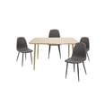 thumbnail image 1 of Comedor Murcia Rectangular 120x70 para 4 personas con Sillas Murcia Oxford, 1 of 1