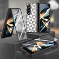 thumbnail image 6 of for Samsung Galaxy Z Fold 4 Case with Hinge Protection, Embossed Z Fold 4 Case Built-in Screen Protector, Full Body- Silicone All-Inclusive Shockproof Case for Samsung Galaxy z Fold 4, White, 6 of 9