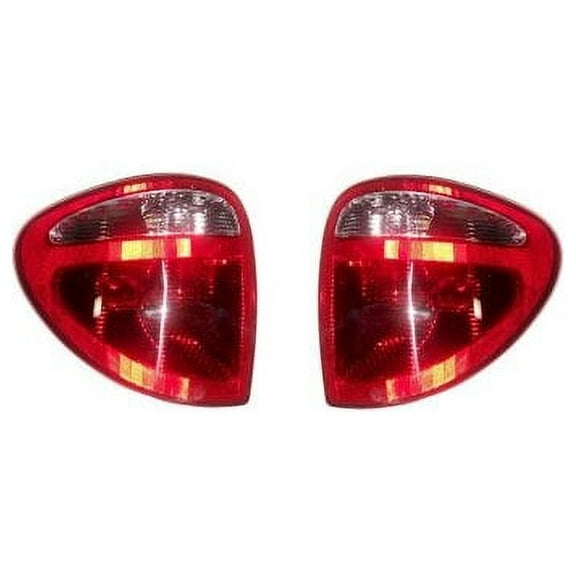 Tail Light Assembly Set 2 Piece - Compatible with 2004 - 2007 Dodge Caravan 2005 2006
