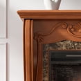 thumbnail image 5 of SEI Furniture Cardona Electric Fireplace in Walnut, 5 of 7