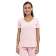 thumbnail image 3 of Pajama Set PJ Cotton Lounge Sleep Wear V-Neck Top & Long Pants by Lunarable, 3 of 3