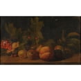 thumbnail image 2 of Lié Louis Périn-Salbreux 14x10 Black Ornate Wood Framed Double Matted Museum Art Print Titled: Fruit Study, 2 of 5