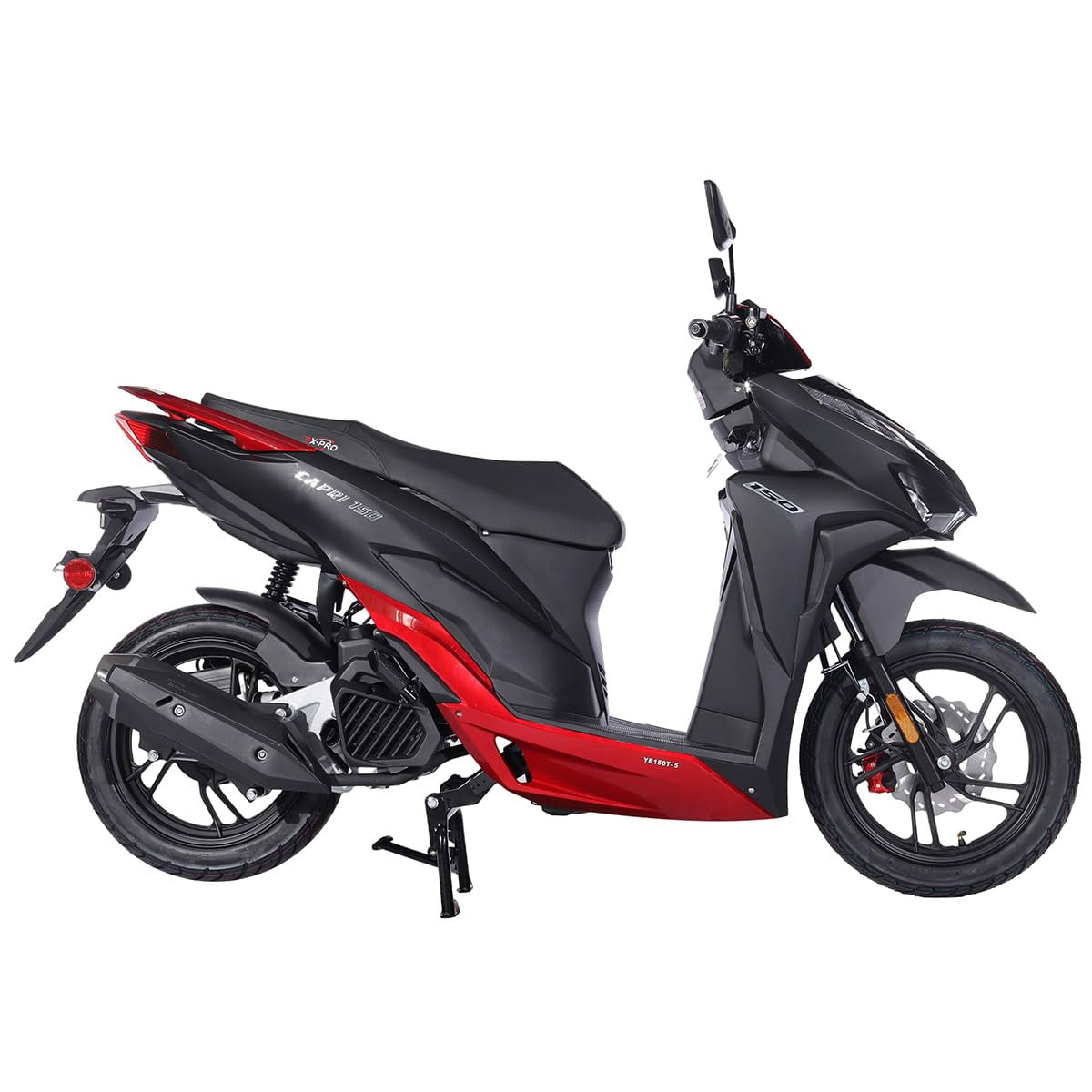 X-PRO Brand New Capri 150cc Moped Scooter with 13" Aluminum Wheels, Electric/Kick Start!