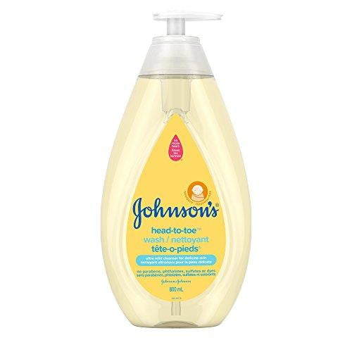 Nettoyant pour bébés Johnson's Tête-O-Pieds, n'irrite pas les yeux, 800 ml