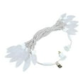 thumbnail image 2 of 25 Foot C9 LED Outdoor Lighting Christmas Pre-Lamped String Light Set, Pure White, White Wire, 25 Bulbs, 2 of 4