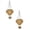 Yellow-2Pcs, variant on Hanging Solar Lantern Outdoor, Large Solar Rattan Pendant Light with Bulb, Waterproof Chandelier for Gazebo Pergola Patio Balcony, Outdoor Garden Yard Decor