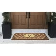 thumbnail image 6 of A1HC First Impression Gayle Ogee Extra Thick, Double Doormat, Large Size Monogrammed Doormat - 24" x 57", 6 of 7