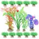 thumbnail image 4 of 14 Uds pecera decoración de plantas falsas plástico duradero modelo de planta falsa acuario modelo de planta decorativa, 4 of 5