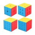 thumbnail image 1 of Lishi Magic Cube Collection: 4 Pack Speed Cubes - 3x3, 2x2, 4x4, 5x5, 1 of 5