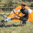 thumbnail image 2 of Opliy Taburete de camping, paquete de 2, taburete plegable portátil de 13,5 pulgadas para jardinería al aire libre y senderismo en la playa, pesca, taburete con bolsa de transporte (negro), 2 of 5