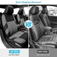 thumbnail image 6 of Car Seat Covers Fit for Honda Civic 2003-2026,Breathable Waterproof Seat Protector,Anti-Slip Protection Fast Install Easy Clean Scratch Resistant Gray,Full Set(2 Row 5 Seats), 6 of 9
