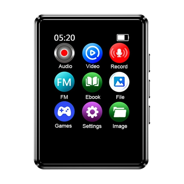 Reproductor de música MP3 8/16/32/64G Compatible con Bluetooth 5.0 Mini reproductor de música para niños