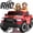 A-red, variant on iYofe Ram 24V Ride on Car 2 Seater, Ram 1500 RHO Battery Powered Electric Car Truck with 4 Wheels, Ride on Toy with Remote Control for Big Kids Toddlers 3-8 Boys Girls, Bluetooth & Trunk, Black
