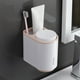 thumbnail image 2 of Accesorios de baño con 2 vasos magnéticos y portacepillos de dientes para pareja de adultos Rosa, 2 of 7