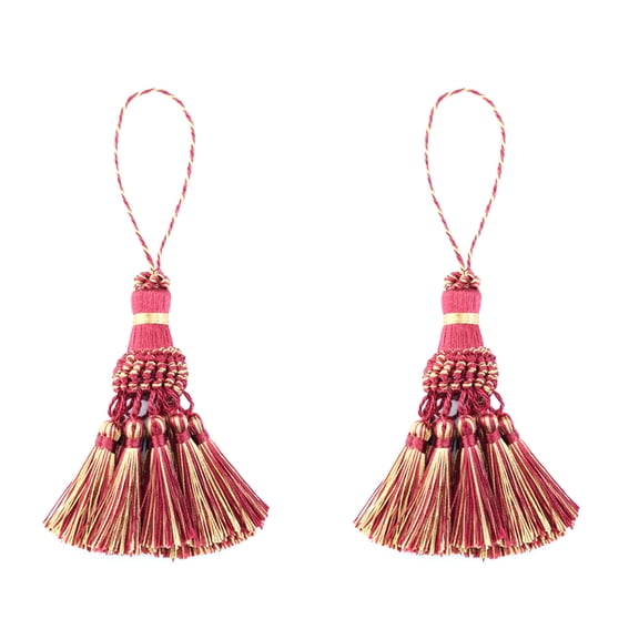 RUISINERY Curtain Tiebacks Decoration Ethnic Type Curtain Decorative Tasseled Pendants for Home Decoration