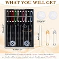 thumbnail image 2 of Mini Kit de Costura A Granel, Kit de Agujas Pre-Enhebradas de Fácil Uso, Kit de Costura de Viaje, Porta Agujas Enhebrado, Pequeña Caja de Costura de Viaje para el Hogar, B, 2 of 7