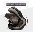 thumbnail image 6 of Visionreast Men Sandals Leather Outdoor Hiking Sandals Waterproof Athletic Sports Sandals Fisherman Beach Shoes Closed Toe Water Sandals, 6 of 7
