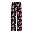 thumbnail image 3 of CONZONE Christmas Mens Pajamas Pants Wide Leg Pajama Pants for Men Casual Xmas Santa Claus Graphic Soft Loose Fit Fall Winter Pjs Trousers Cozy Homewear Loungewear, 3 of 6