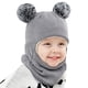 thumbnail image 2 of 1 Uds. Conjunto de bufanda y sombrero de invierno para bebé, bufanda Unisex para niños pequeños, 2 of 8