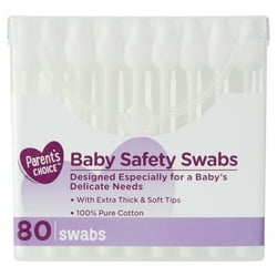 Parent's Choice Baby Safety Swabs, 80 Count