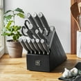 thumbnail image 3 of Henckels Modernist 14-pc Self-Sharpening Knife Block Set - Black, 3 of 6