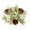 White + Red, variant on Artificial Rose Candle Ring Pillar Candles Greenery Flower Wreath Seasonal Candle Ring for Wedding Centerpiece Holiday Decor