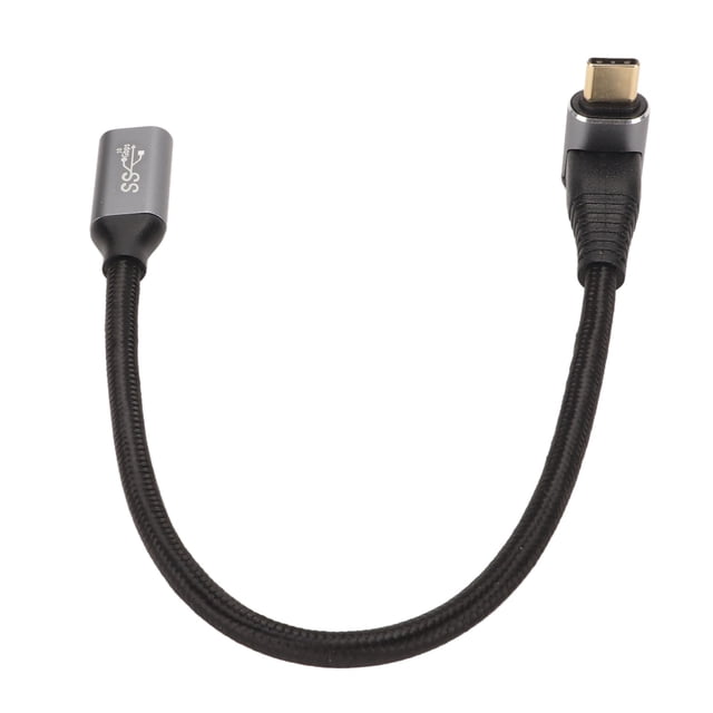 Cable USB C 3,1 macho a hembra PD100W carga rápida 10Gbps 4K a 60Hz Cable de carga USB C para consolas de juegos Steam Deck 25cm/9,8 pulgadas