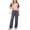 Pink, variant on Amidoa Toddler Girls 2 Piece Outfits Summer Clothes T Shirt Cute Solid Color Ruffle Sleeve Short Sleeves Casual Pants Kids Clothing Sets Navy Size 3T