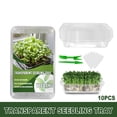 thumbnail image 3 of Planting Nursery Pot 1 Set Convenient Planting Nursery Pot Widely Use Plastic Transparent Reusable Plant Starting Tray for Garden, 3 of 6