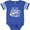 Football Blue and White, variant on Inktastic For This Little One We Have Prayed Boys or Girls Baby Bodysuit