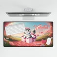 thumbnail image 4 of My Cat is My Valentine Cute Scottish Fold in Gift Box Desk Mat Full Keyboard Mouse Pad Cat Lover Kitten Owner Gifts Large Mousepad - 3006, 4 of 5