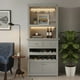 thumbnail image 1 of Cantina Moderna Elegante Puertas Mueble Para Cocina Alacena Gris Lambrusco Reinicia 21 Muebles, 1 of 5