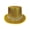 Gold, variant on Crystal Top Hat for Musical Festival Adult All Matchiing Party Hat Unisex Headwear Stage Show Roleplaying Tall Hats