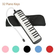 32" Melodica Instrument for Kids, Gift Black Music Lovers Classic Musical Instrument Piano Keys Melodica For Children Boys Girls, Beginners Gift with Carrying Bag Organ