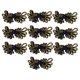 thumbnail image 5 of Conjunto de 10 botones de rana china, accesorios de zapatos para manualidades Negro, 5 of 8