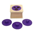 thumbnail image 3 of Juguete que empareja la cognición con forma Montessori, juguetes de guardería, regalo de vacaciones, reconocimiento de forma preescolar para niños de, 3 of 10