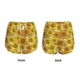 thumbnail image 3 of Balery Sunflowers1 Pattern Women's Running Shorts with Liner 2 Pockets Elastic Workout Athletic Gym Yoga Shorts-Small, 3 of 7
